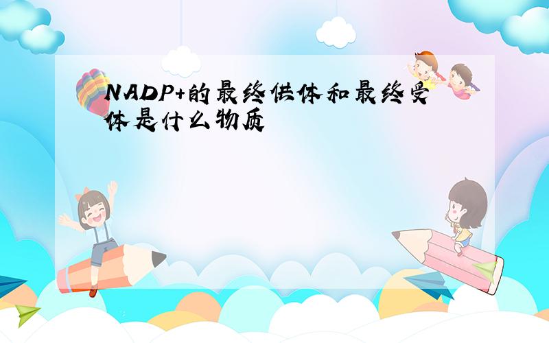 NADP+的最终供体和最终受体是什么物质