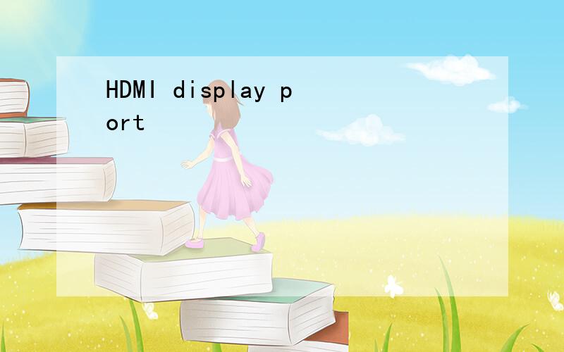 HDMI display port