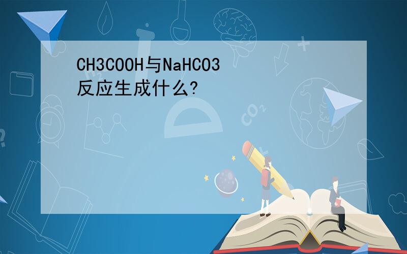 CH3COOH与NaHCO3反应生成什么?