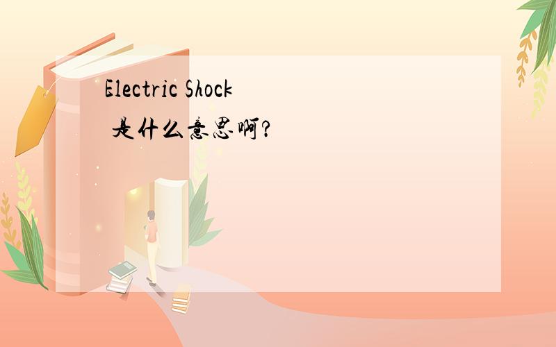 Electric Shock 是什么意思啊?