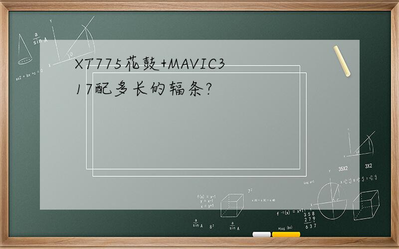 XT775花鼓+MAVIC317配多长的辐条?