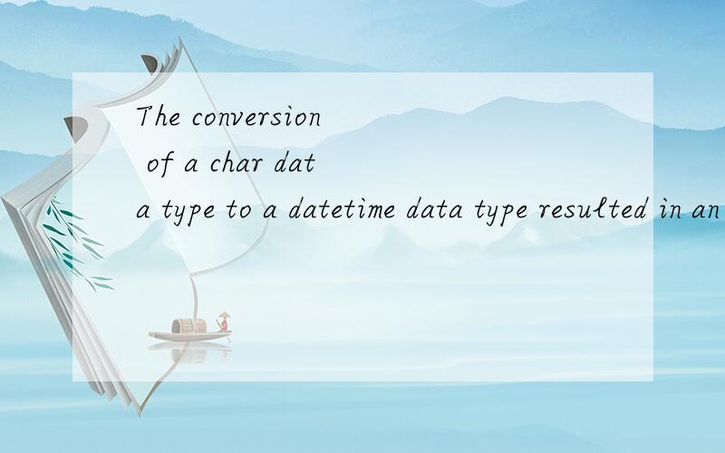 The conversion of a char data type to a datetime data type resulted in an out-of-range datetime value.The statement has been terminated. Description: An unhandled exception occurred during the execution of the current web request. Please review the s