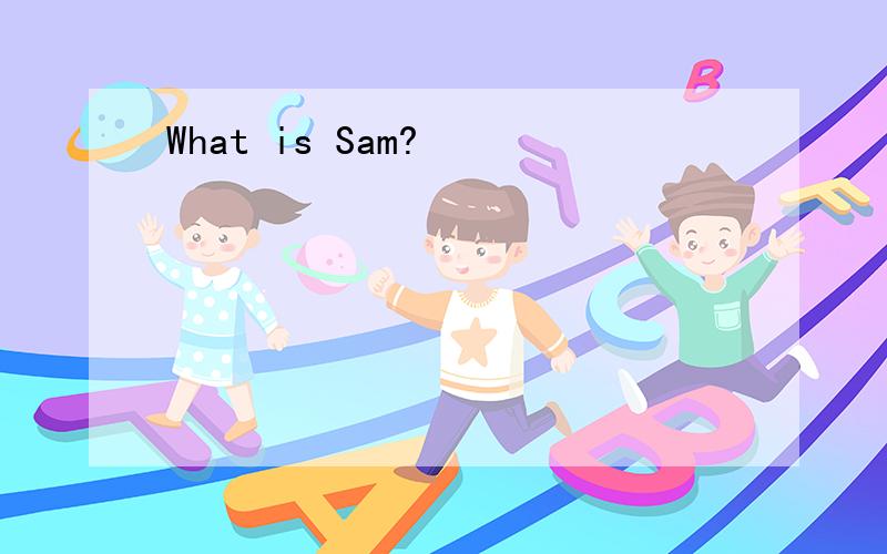 What is Sam?