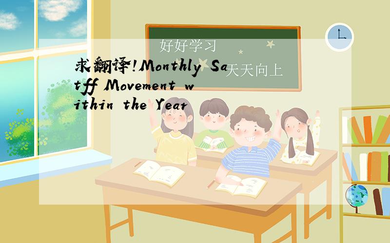 求翻译!Monthly Satff Movement within the Year