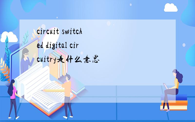 circuit switched digital circuitry是什么意思