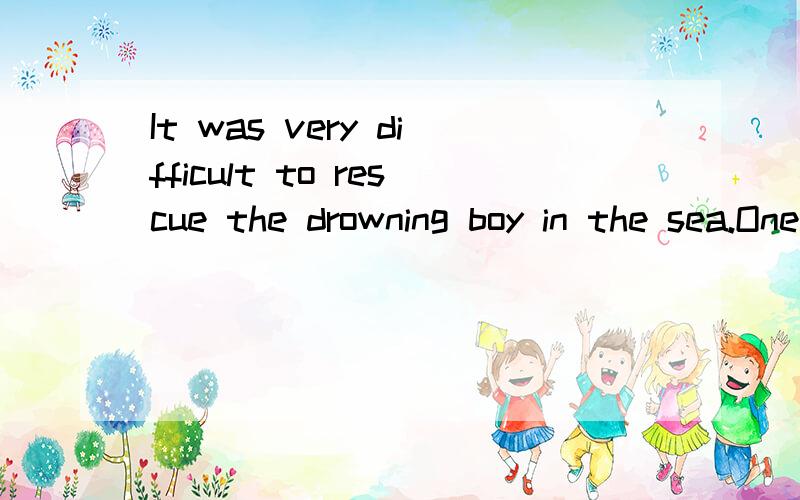 It was very difficult to rescue the drowning boy in the sea.One moment the rescueworkers ____him but the next moment they _____.[ ]A.caught sight of; lost B.caught the sight of; lost his sight C.caught sight of; lost sight of him D.caught the sight o