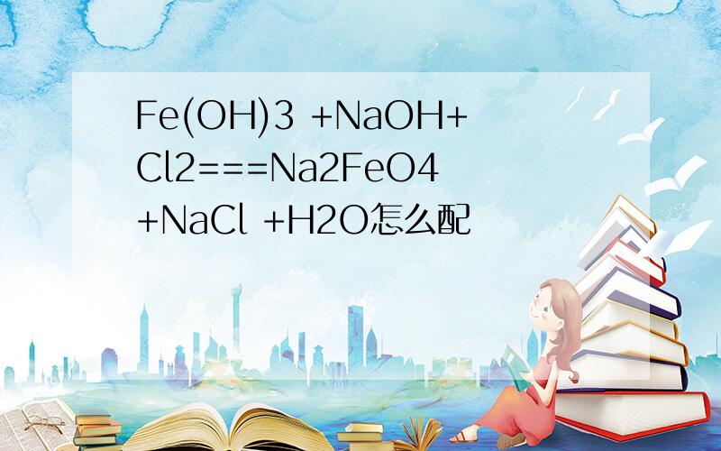 Fe(OH)3 +NaOH+Cl2===Na2FeO4 +NaCl +H2O怎么配