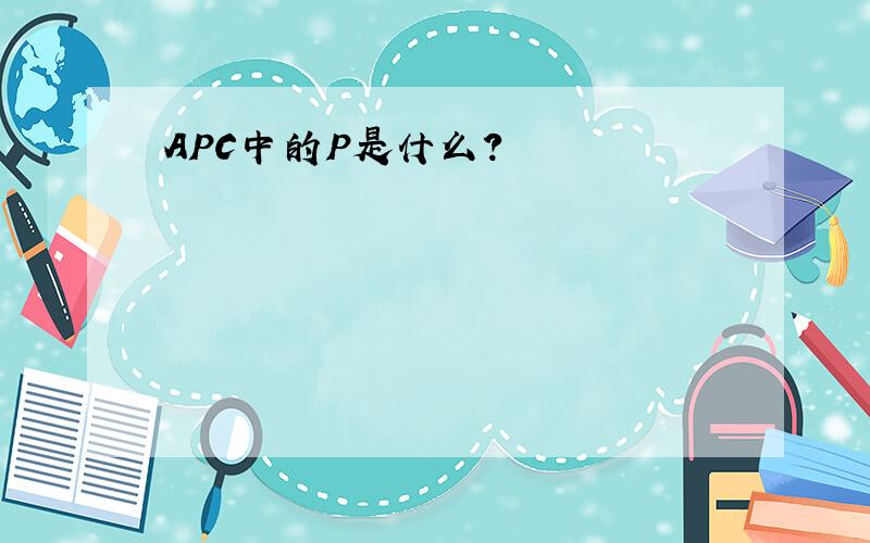 APC中的P是什么?