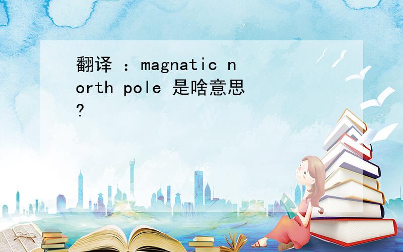 翻译 ：magnatic north pole 是啥意思?