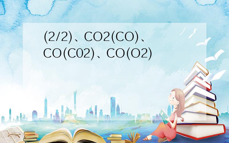 (2/2)、CO2(CO)、CO(C02)、CO(O2)