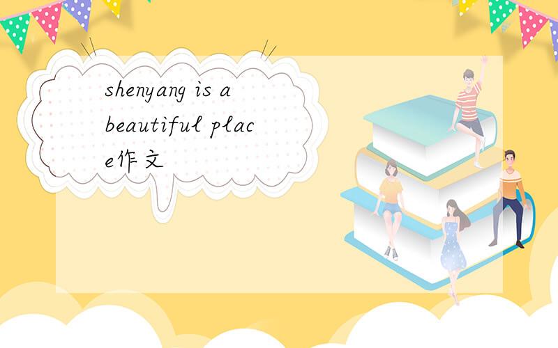 shenyang is a beautiful place作文