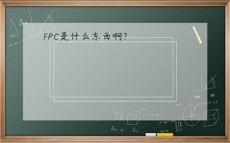 FPC是什么东西啊?