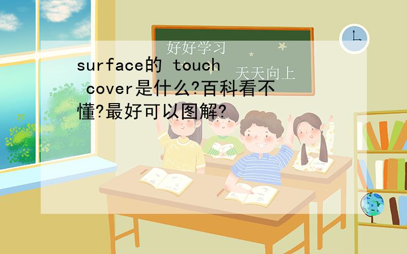 surface的 touch cover是什么?百科看不懂?最好可以图解?