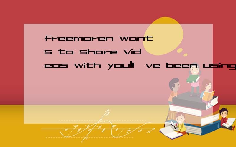 freemoren wants to share videos with you!I've been using YouTube to share personal videos with my friends and family.I'm inviting you to become my friend on YouTube so I can easily share videos with you in the future.To accept my invitation,please fo